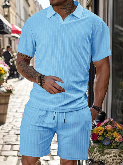 Pantalones Cortos Casuales para Hombre con Tela Jacquard Micro-elástica Transpirable - Image 12