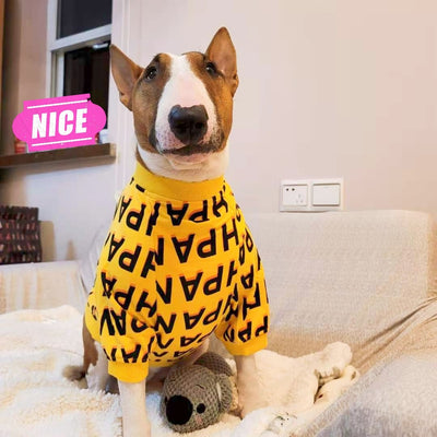 Camiseta Estampada con Letras para Mascotas - Diseño Minimalista