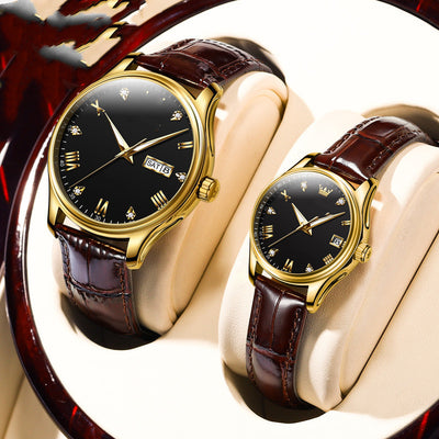 Reloj Mecánico Unisex Resistente al Agua con Cristales Incrustados - Image 9