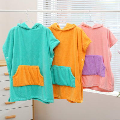 Bata de Baño Infantil Absorbente con Capucha Diseño Dinosaurio - Image 3