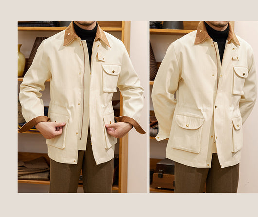 Abrigo Trench Grueso Retro Kaji - Image 7