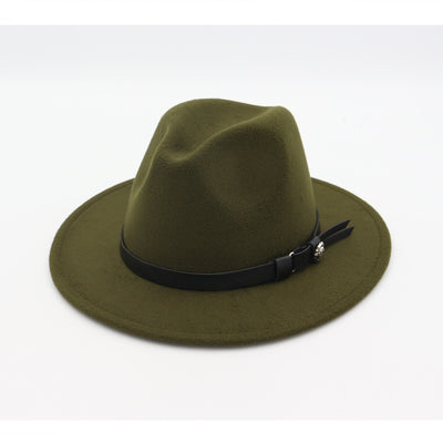 Sombrero Jazz de Ala Recta en Fieltro - Image 9