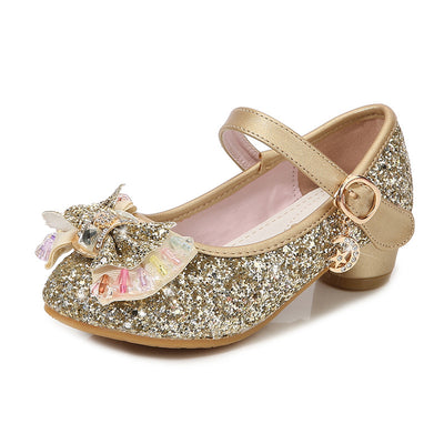 Zapatos de Tacón para Niñas Princesa con Cristales - Tallas Medianas y Grandes - Image 3