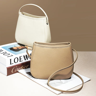 Bolso Mensajero de Cuero Genuino para Mujer - Diseño Moderno y Versátil