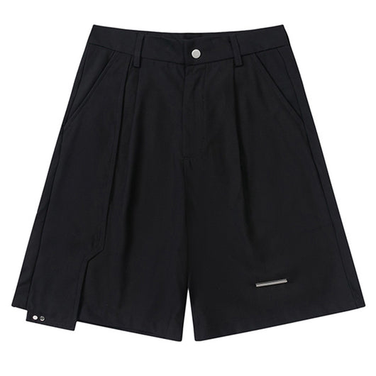 Pantalones Drapeados de Diseño Irregular - Image 7