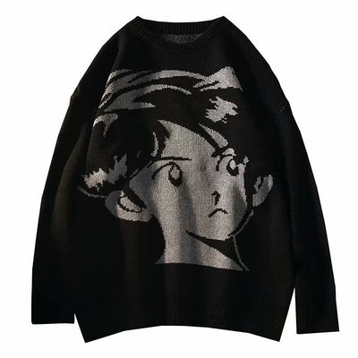 Suéter Hip-Hop Retro Grueso y Cálido para Otoño e Invierno - Image 10