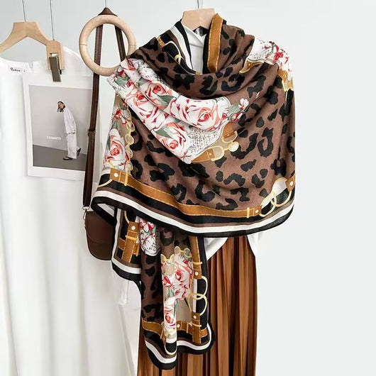 Foulard de Algodón y Lino Ligero - Pareo Sedoso Protección Solar para Playa y Viajes - Image 25