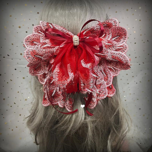 Pasador Lolita Japonés con Lazo - Clip para Cola de Caballo Elegante - Image 9