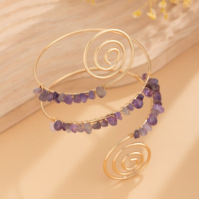 Pulsera de Anillos con Cuentas Texturizadas - Image 46