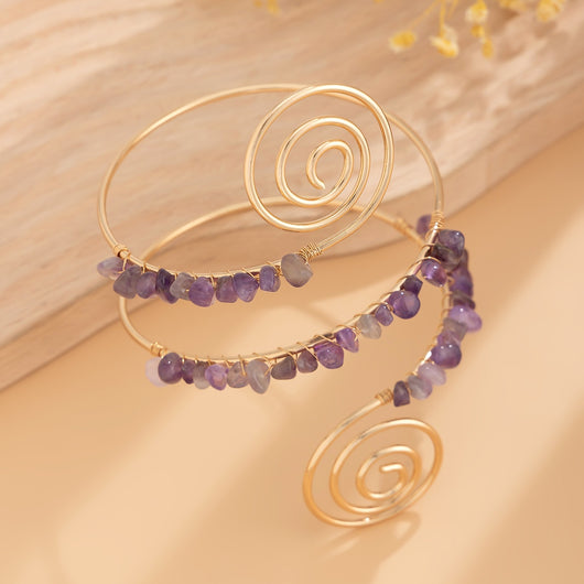 Pulsera de Anillos con Cuentas Texturizadas - Image 46