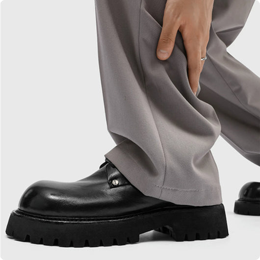 Zapatos Casuales de Cuero para Hombre con Suela Reforzada - Image 7