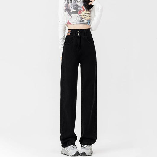 Jeans Anchos Forro Polar Térmico Efecto Adelgazante para Mujer - Image 6