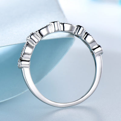 Anillo de Plata Esterlina 925 con Diamante - Diseño Minimalista Elegante - Image 4