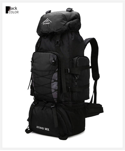 Mochila de Senderismo 90L XIYAHU - Resistente al Agua para Trekking y Camping - Image 36