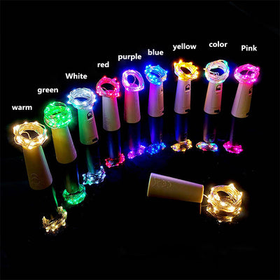 Luces LED para Botellas de Vino 2M - Guirnalda Decorativa 20 Leds Alambre de Cobre - Image 19
