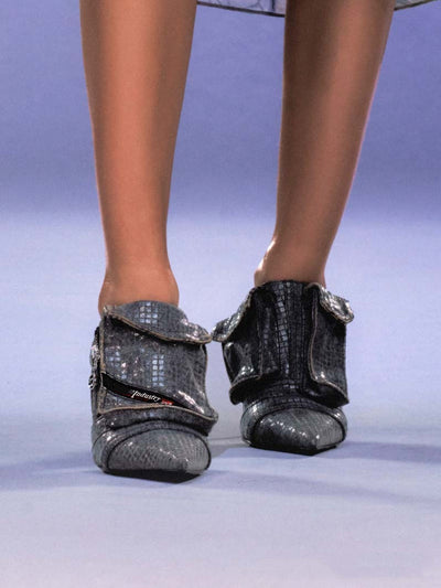 Pantuflas de Tacón Alto con Punta Afilada - Image 9