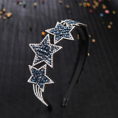 Diadema Estrella Coreana con Detalle Czech Drill - Image 9
