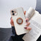 Funda Magnética Cromada para Celular con Soporte de Auto