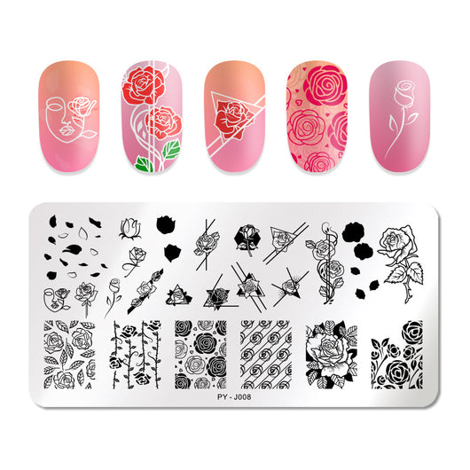 Plantilla de Estampado para Uñas - Kit Profesional de Transferencia - Image 11