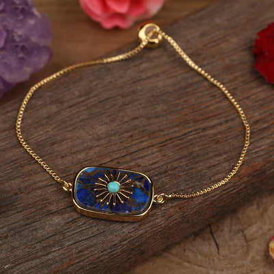 Colgante de Piedra con Girasol Pavé para Mujer - Image 28