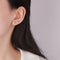 Aretes de Plata 925 con Moissanita de Gran Quilate