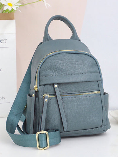 Mochila de Cuero Viajero de Gran Capacidad - Versátil y Elegante - Image 13