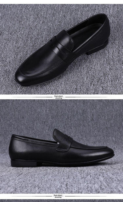 Zapatos Casuales de Cuero para Hombre con Suela Flexible y Transpirable - Image 9