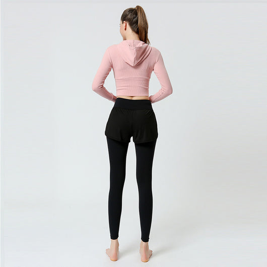 Chaqueta Deportiva de Compresión con Cierre y Manga Larga para Yoga y Running - Image 13