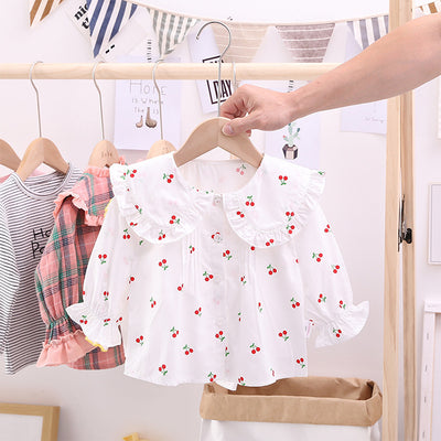 Blusa Infantil de Manga Larga con Estampado Floral - Image 8