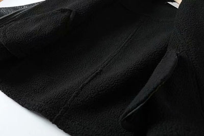 Chaqueta de Cuero Sintético Cordero Invierno - Image 6