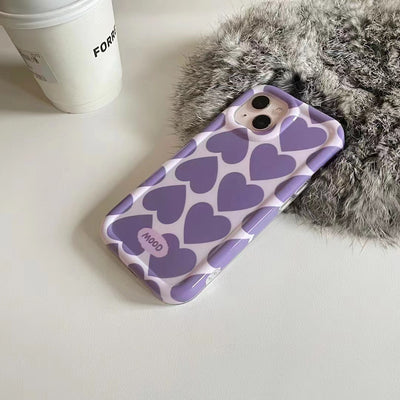 Funda para Celular Púrpura Love - Protección y Estilo - Image 3