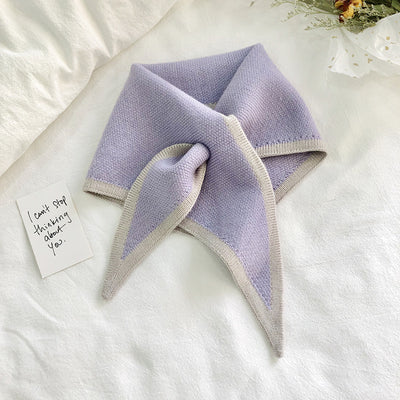 Chal Triangular Tejido para Otoño e Invierno - Bufanda Elegante para Mujer - Image 15