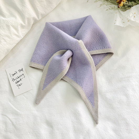 Chal Triangular Tejido para Otoño e Invierno - Bufanda Elegante para Mujer - Image 15