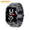 Negro Tres Plantas Pulsera