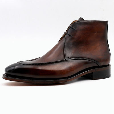 Botas de Cuero Artesanales para Hombre con Suela de Piel Vacuna - Image 4