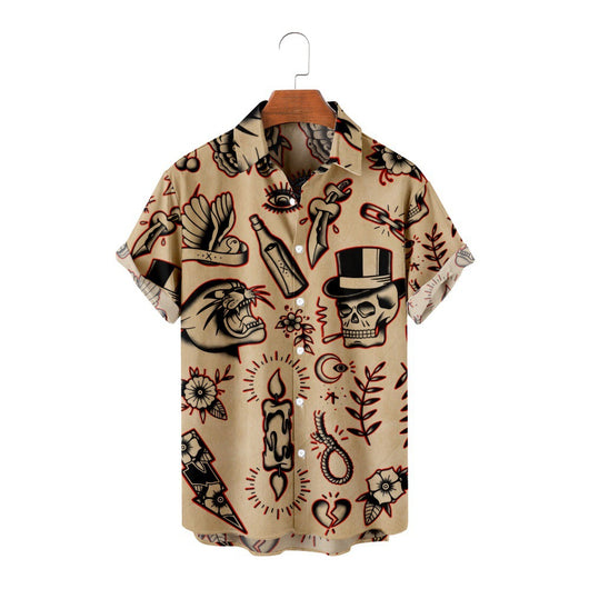 Camisa Hawaiana de Playa Manga Corta para Vacaciones - Image 2