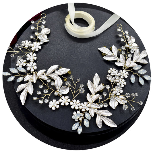 Cinturón de Cadena Decorativa con Flores y Cristales - Diseño Artesanal Europeo - Image 2