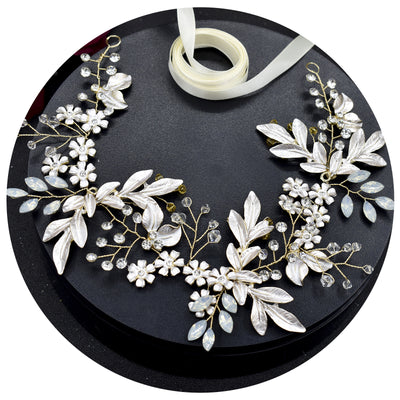 Cinturón de Cadena Decorativa con Flores y Cristales - Diseño Artesanal Europeo - Image 2