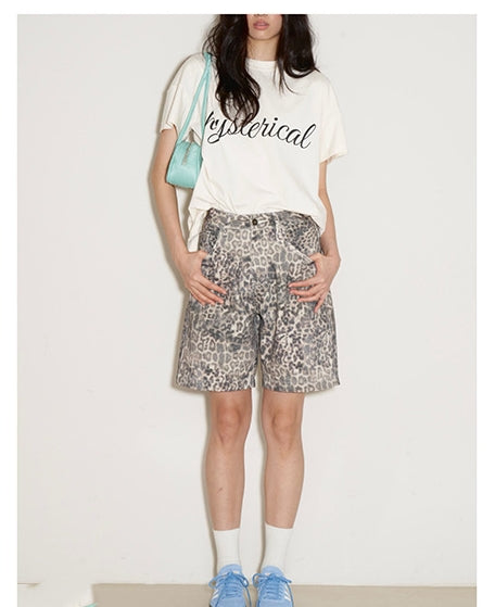 Pantalones Estampado Leopardo Niños - Ajuste Slim Primavera Otoño - Image 7