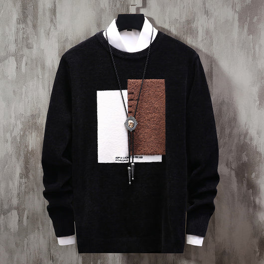 Suéter Tejido de Personalidad para Hombre - Image 6