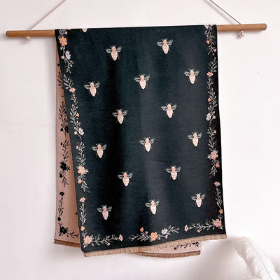 Chal de Cachemira Retro Tejido para Mujer - Abrigo Cálido Otoño Invierno - Image 22