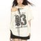 Blusa Hombros Descubiertos con Encaje y Manga Corta Ajustada