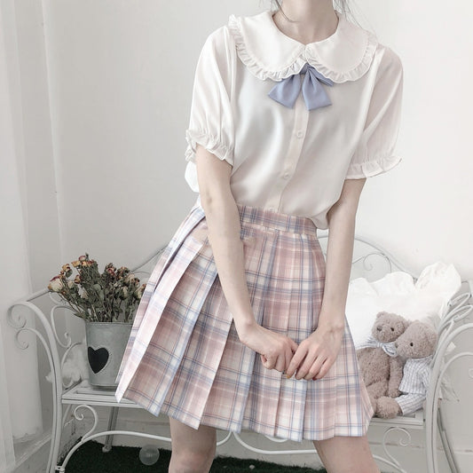 Blusa Lolita Japonesa Soft Girl de Verano con Mangas Abullonadas - Image 2