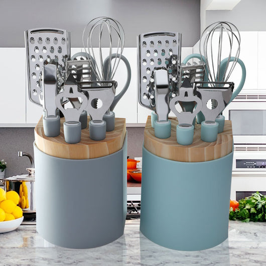 Set de Utensilios de Acero Inoxidable para Cocina - Pelador, Batidor de Huevos y Tijeras - Image 14