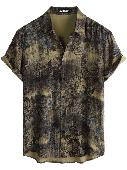 Camisa Hawaiana de Manga Corta con Solapa - Image 29