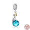 Pulseira Planeta Fada Banhada a Prata S925 Com Contas Banhada a Prata S925
