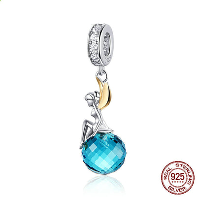 Pulsera de Plata S925 Planeta Hada con Cuentas - Image 5