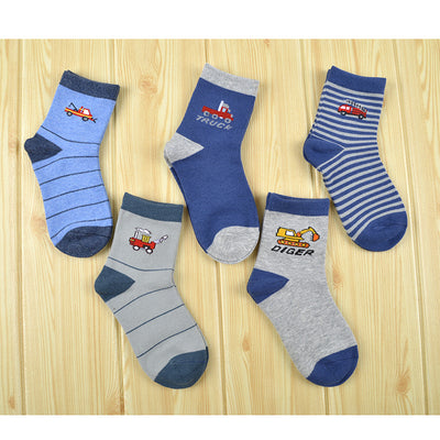 Calcetines Infantiles 100% Algodón Puro para Otoño e Invierno - Image 21
