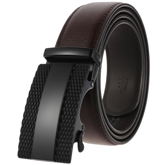 Cinturón de Cuero para Hombre con Hebilla Automática Ajustable - Image 2