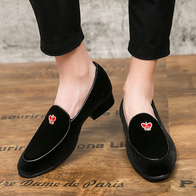 Zapatos Casuales Coreanos Estilo Retro con Punta Afilada para Hombre - Image 4